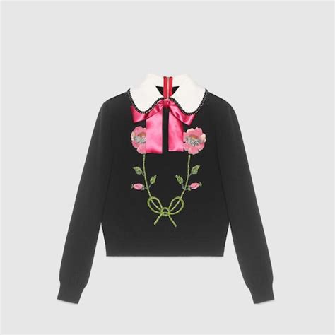 gucci maglia con orsacchiotto|maglieria gucci da donna.